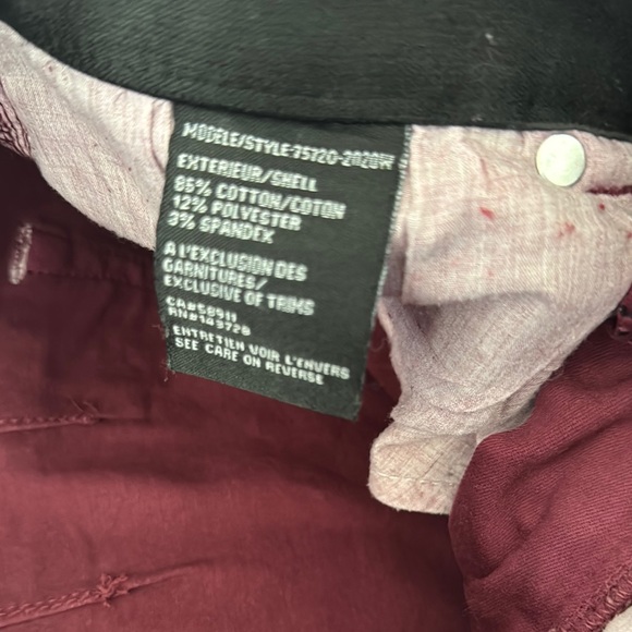 Women's Tribal Jeans maroon Denim - Picture 3 of 3